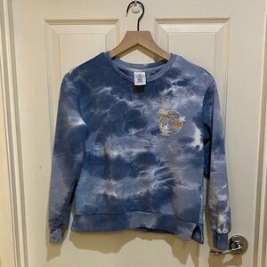 Lilo & Stitch-Disney- Blue Tie Dyed Sweatshirt-‎ Small